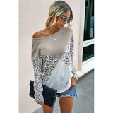 Crew Neck Long Sleeve Loose Fit Top - MVTFASHION.COM