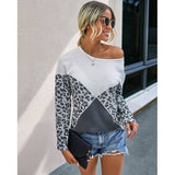 Crew Neck Long Sleeve Loose Fit Top - MVTFASHION.COM