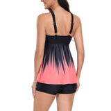 Cross Helter Cut Out Sleeveless Ruffle Swimsuits - MVTFASHION.COM