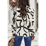 Floral Print V Neck Ruffle Puff Sleeve Top - MVTFASHION.COM