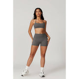 High Elastic Wide Waist Band Solid Shorts - MVTFASHION.COM