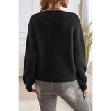 Knit Tied Round Neck Dropped Shoulder Cardigan - MVTFASHION.COM