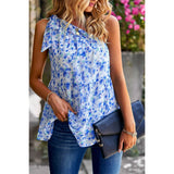 Leopard Printed One Shoulder Tiered Top - MVTFASHION.COM