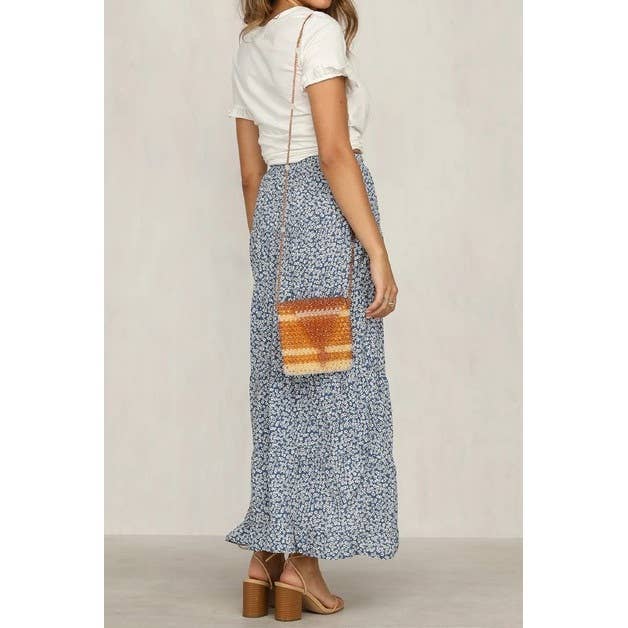 Polka Dot Ruffled Maxi Skirts - MVTFASHION.COM