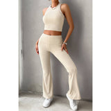 Sleeveless Solid Elastic Corduroy Vest Sets - MVTFASHION.COM