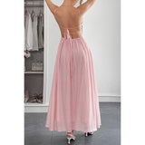 Solid Spaghetti Straps Sleeveless Cami Dress - MVTFASHION.COM