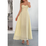 Solid Spaghetti Straps Sleeveless Cami Dress - MVTFASHION.COM