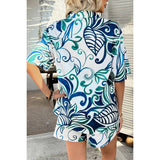 Two Pieces Floral Print Button Down Sets - MVTFASHION.COM