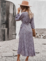 Boho Blossom Wrap Dress - MVTFASHION