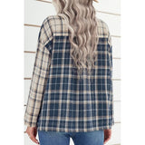 Classic Plaid Button Pocket Shirt - MVTFASHION