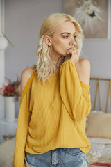 Comfy Chic Off Shoulder Top - MVTFASHION