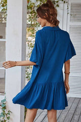 Comfy Chic V-Neck Tunic Dress - MVTFASHION