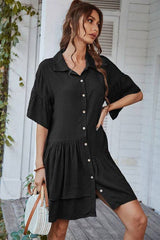 Comfy Chic V-Neck Tunic Dress - MVTFASHION