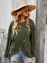 Cozy Buttoned Sweater - MVTFASHION