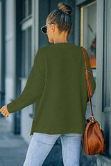 Cozy Chic Button-Up Knit Top - MVTFASHION