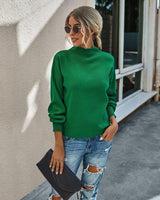 Cozy Chic Mock Neck Sweater - MVTFASHION