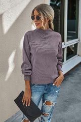 Cozy Chic Mock Neck Sweater - MVTFASHION