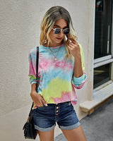 Cozy Chic Tie Dye Backless Sweatshirt - MVTFASHION