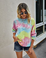 Cozy Chic Tie Dye Backless Sweatshirt - MVTFASHION