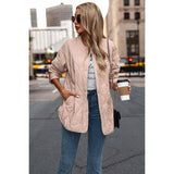 Elegant Button-Up Pocketed Jacket - MVTFASHION