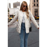 Elegant Button-Up Pocketed Jacket - MVTFASHION