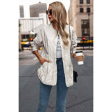 Elegant Button-Up Pocketed Jacket - MVTFASHION