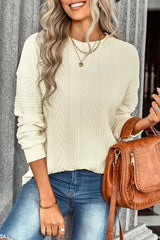 Elegant Crochet Knit Sweater - MVTFASHION