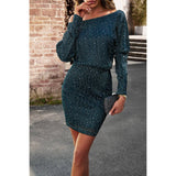 Elegant Off Shoulder Bodycon Dress - MVTFASHION