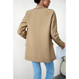 Elegant Open Collar Blazer - MVTFASHION