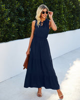 Elegant Ruffled Maxi Dress - MVTFASHION