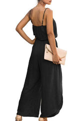 Enchanting Elegance Spaghetti Strap Jumpsuit - MVTFASHION