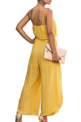 Enchanting Elegance Spaghetti Strap Jumpsuit - MVTFASHION