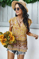 Floral Flair Peplum Top - MVTFASHION