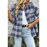 Plaid Comfort Button-Up Shirt - MVTFASHION