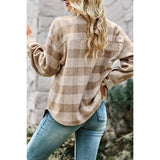 Plaid Comfort Button-Up Shirt - MVTFASHION