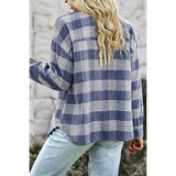 Plaid Comfort Button-Up Shirt - MVTFASHION