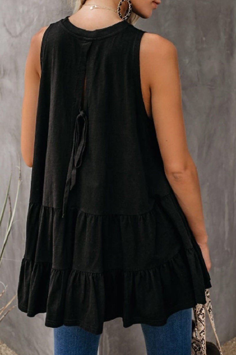 Romantic Ruffle Tank - MVTFASHION.COM