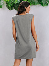 Sleek Comfort Sleeveless Dress - MVTFASHION