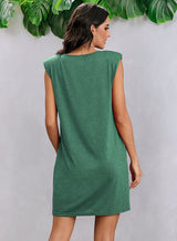 Sleek Comfort Sleeveless Dress - MVTFASHION