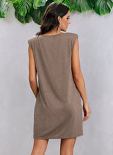 Sleek Comfort Sleeveless Dress - MVTFASHION