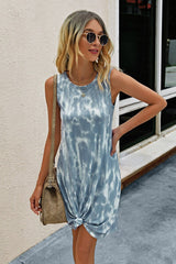 Tie-Dye Sleeveless Dress: Stylish Comfort for Every Occasion - MVTFASHION