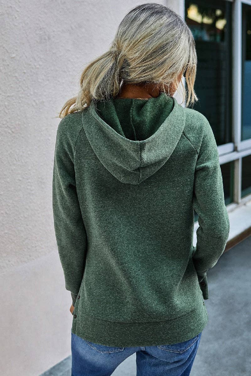 Turtle Neck Solid Loose Sweater - MVTFASHION