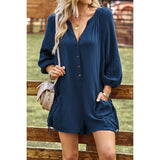 Whispering Breeze Linen Romper - MVTFASHION.COM