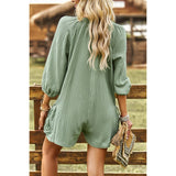 Whispering Breeze Linen Romper - MVTFASHION.COM