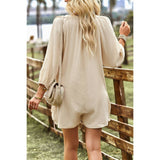 Whispering Breeze Linen Romper - MVTFASHION.COM