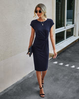 Wrap Me Up Midi Dress - MVTFASHION