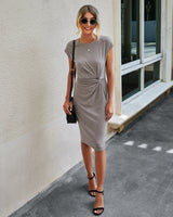 Wrap Me Up Midi Dress - MVTFASHION